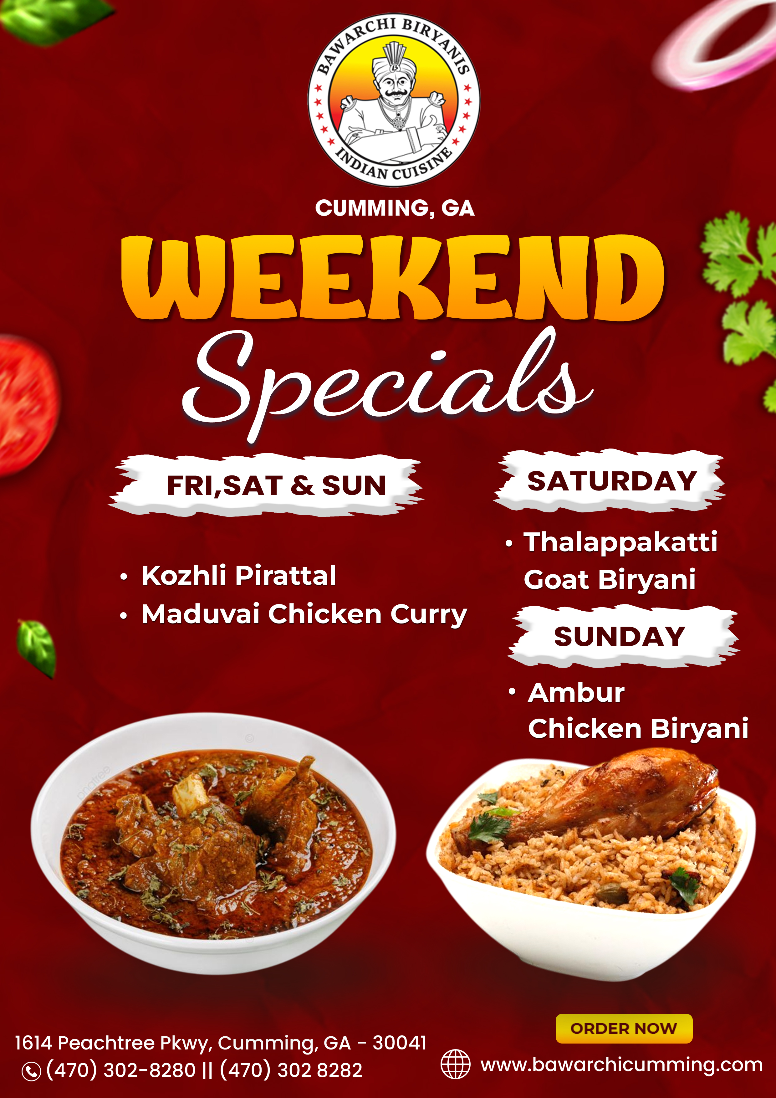 Weekend Specials